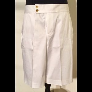 NWT Ralph Lauren White Bermuda Shorts